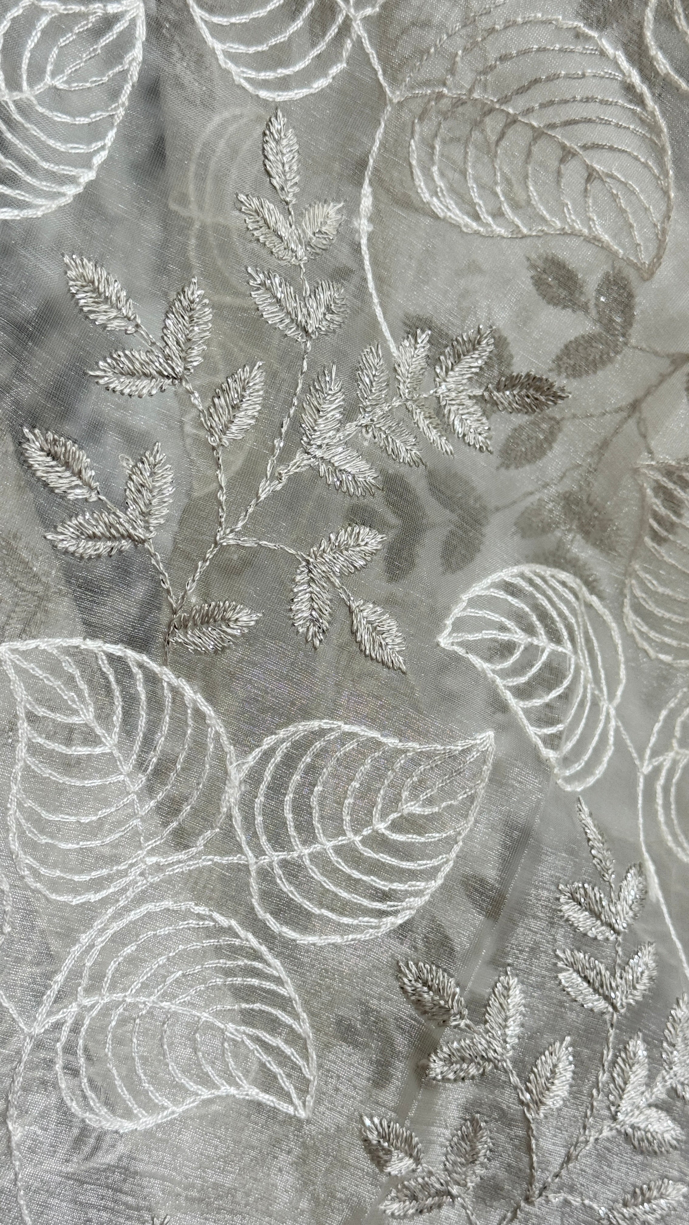 Luxury Heavy Embroidered Sheer Curtain - Set of 2