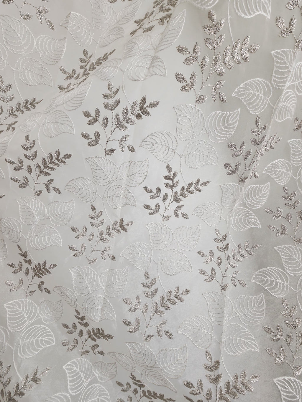 Luxury Heavy Embroidered Sheer Curtain - Set of 2